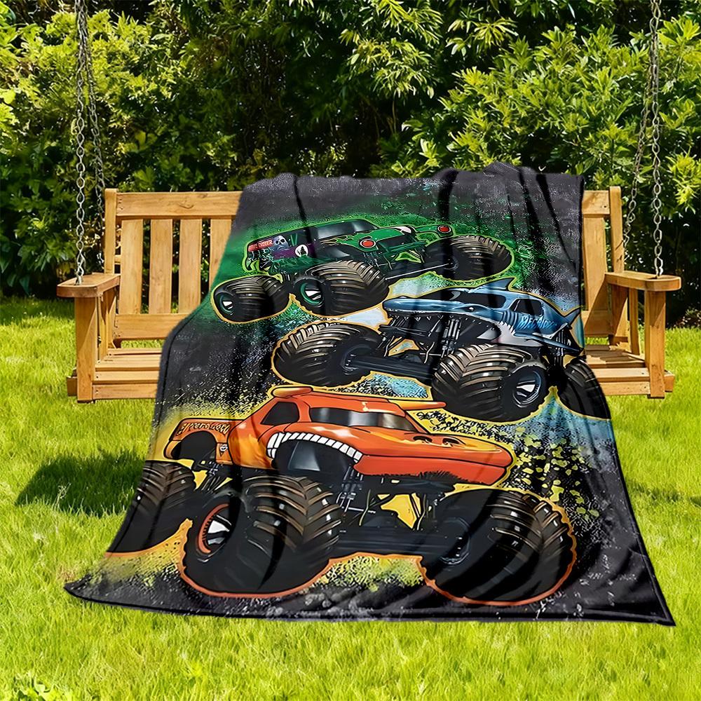 1PC Monster Trucks Outdoor Blanket Lightweight Flannel, Soft & Warm, All-Season Use for Sofa, Outdoor, Camping, Living Room, Office75 130cmx150cm
1PC Monster Trucks Outdoor Blanket Lightweight Flannel, Soft & Warm, All-Season Use for Sofa, Outdoor, Camping, Living Room, Office75 130cmx150cm