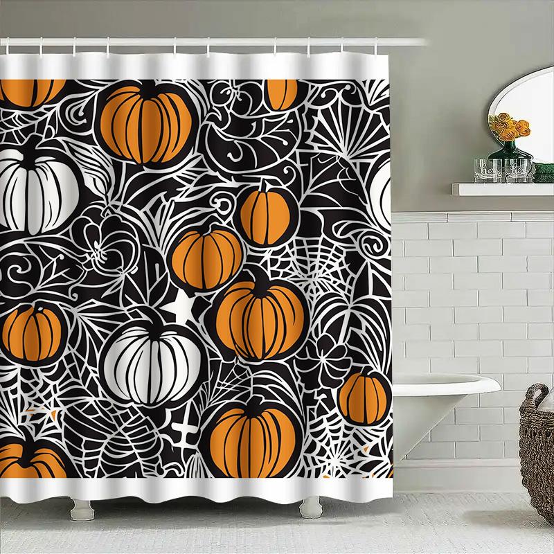 Tuniu Halloween Pumpkin Spooky Pattern Shower Curtain Cute Fall Decor For Bathroom Kids Room W60H190(CM)-1 Pcs
Tuniu Halloween Pumpkin Spooky Pattern Shower Curtain Cute Fall Decor For Bathroom Kids Room W60H190(CM)-1 Pcs