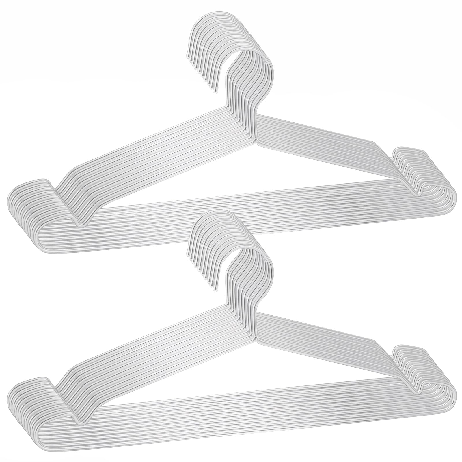 gofuch Stainless Steel Laundry Hangers, Set of 20, Silver, Stylish, Durable, Rust-Resistant, Bend-Resistant, Unisex, Slim, Lightweight
gofuch Stainless Steel Laundry Hangers, Set of 20, Silver, Stylish, Durable, Rust-Resistant, Bend-Resistant, Unisex, Slim, Lightweight