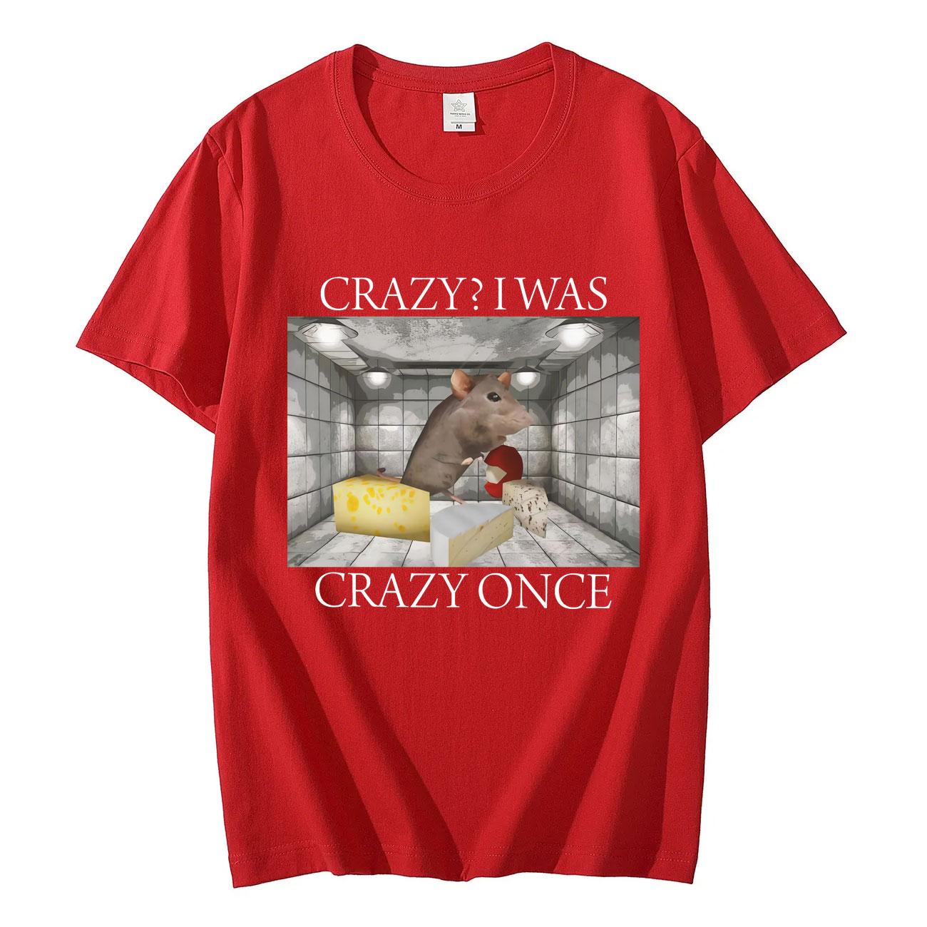 Crazy Rat Funny Meme TShirt Men Women Clothing High Quality Fashion Oversized TShirts Summer Casual Cotton T Shirt Streetwear S
Crazy Rat Funny Meme TShirt Men Women Clothing High Quality Fashion Oversized TShirts Summer Casual Cotton T Shirt Streetwear S