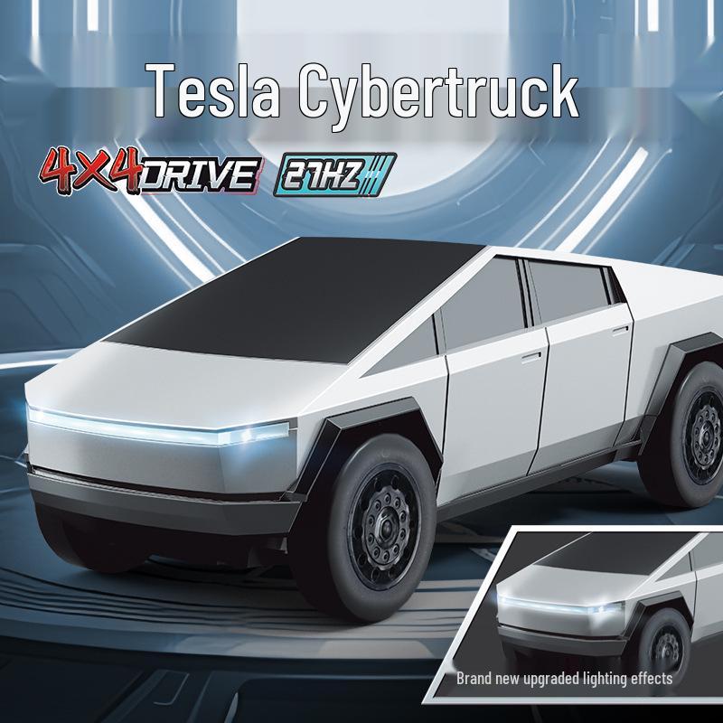 Tesla Cybertruck RC Car: Cross-Border Remote Control, Four-Way Racing, Drop-Resistant Toy for Kids.
Tesla Cybertruck RC Car: Cross-Border Remote Control, Four-Way Racing, Drop-Resistant Toy for Kids.