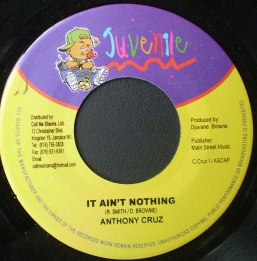 7-дюймовая пластинка ANTHONY CRUZ BENZLEY HYPE It Aint Nothing Back To Back DR003 Juvenile 2004 Ямайка Регги Ска Даб Б/у
7-дюймовая пластинка ANTHONY CRUZ BENZLEY HYPE It Aint Nothing Back To Back DR003 Juvenile 2004 Ямайка Регги Ска Даб Б/у