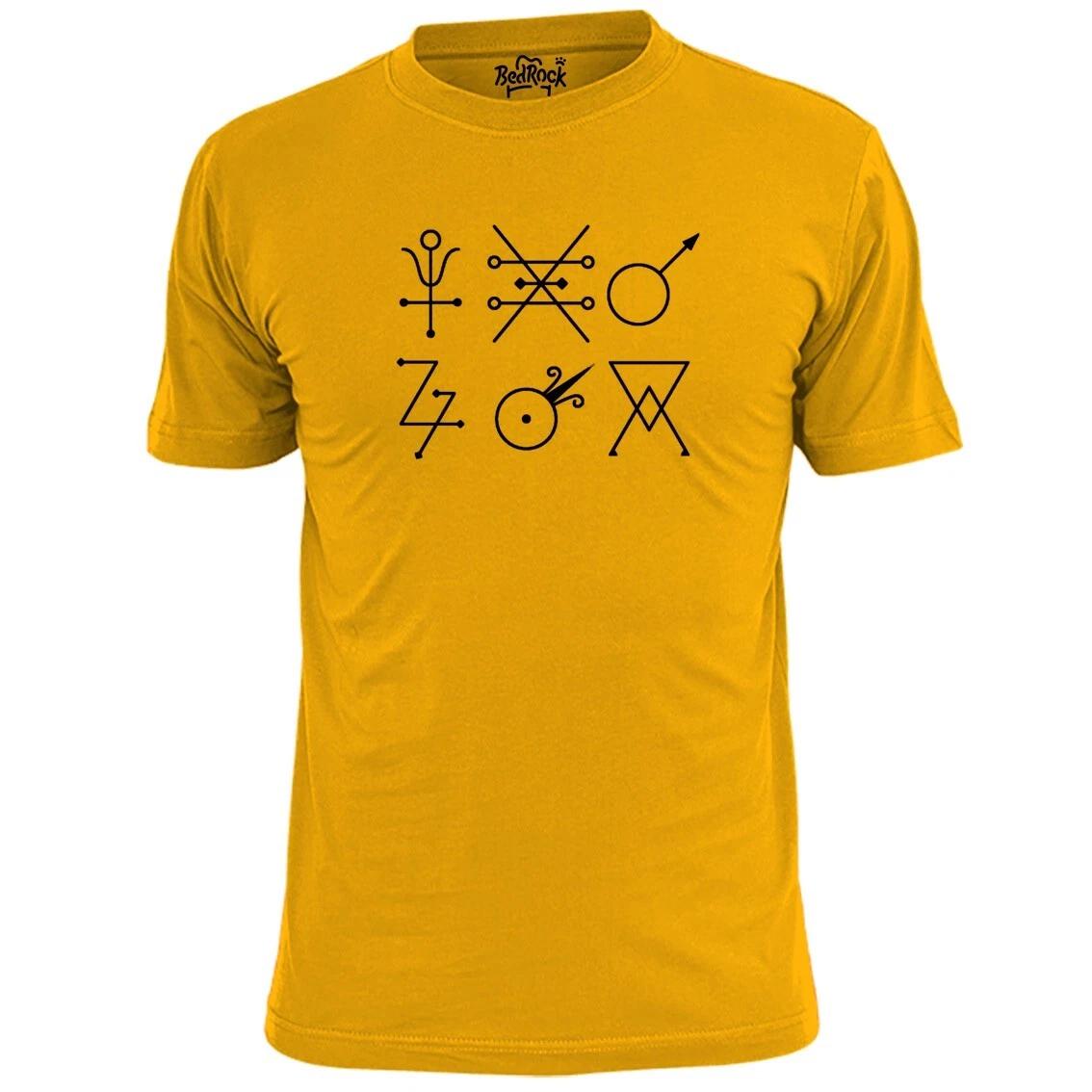 Mens Alchemy Symbols T shirt Noble Metals Gold 2XL
Mens Alchemy Symbols T shirt Noble Metals Gold 2XL