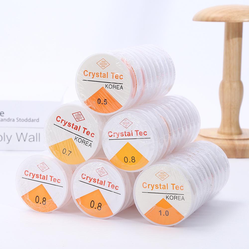 DIY Handmade Elastic Crystal Beading Line - Transparent Round Elastic for Bracelets & Necklaces 1mm (approx. 5m per roll) білий
DIY Handmade Elastic Crystal Beading Line - Transparent Round Elastic for Bracelets & Necklaces 1mm (approx. 5m per roll) білий