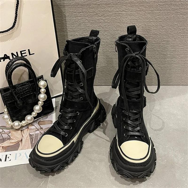 New Autumn Thick Bottom Women Short Boots Non-Slip Women Boots Wind Motorcycle Boots 2026 40 чорний
New Autumn Thick Bottom Women Short Boots Non-Slip Women Boots Wind Motorcycle Boots 2026 40 чорний