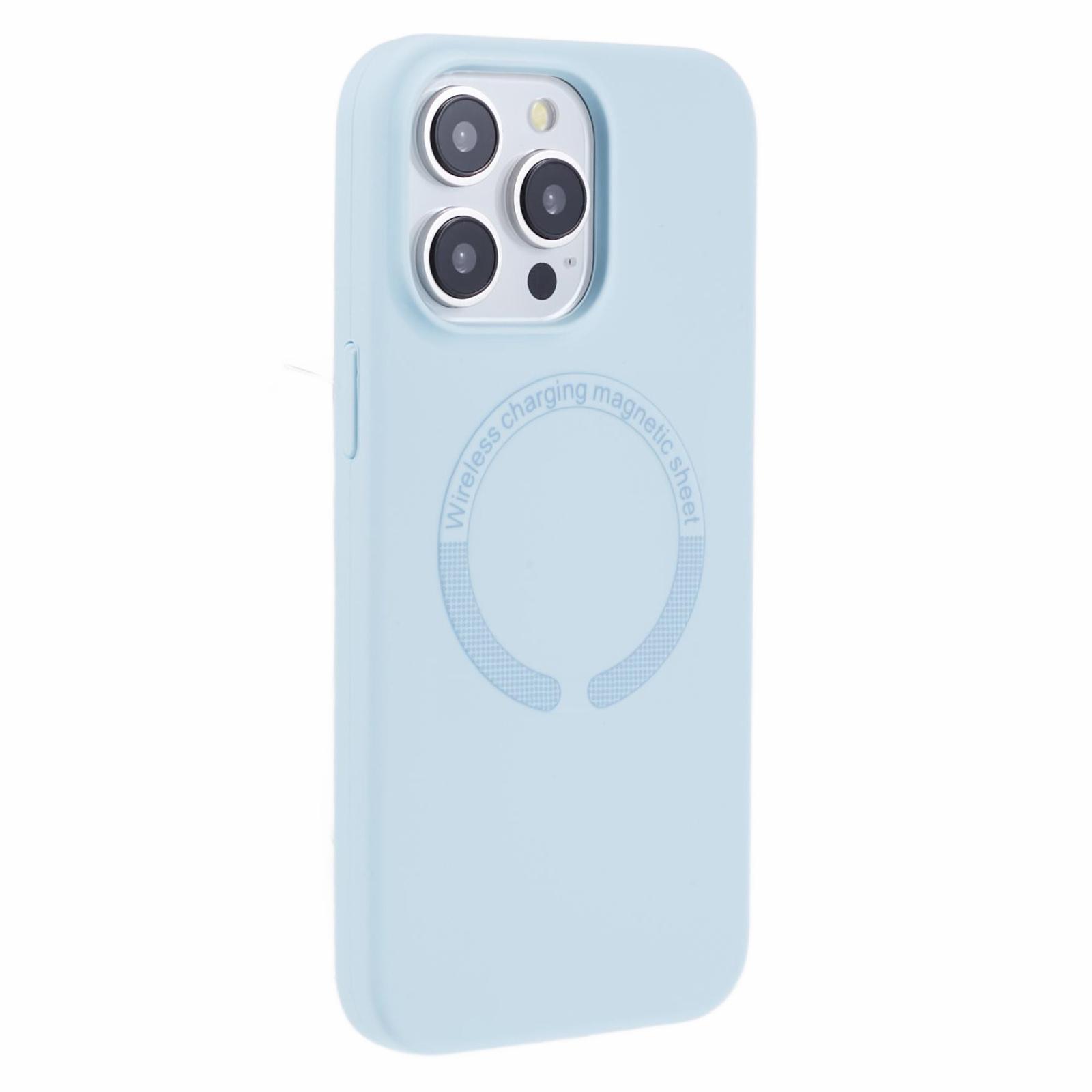 BJT Series For iPhone 14 Pro Max Case TPU+Silicone Fabric Lining Protective Shell Compatible with MagSafe Sky Blue
BJT Series For iPhone 14 Pro Max Case TPU+Silicone Fabric Lining Protective Shell Compatible with MagSafe Sky Blue