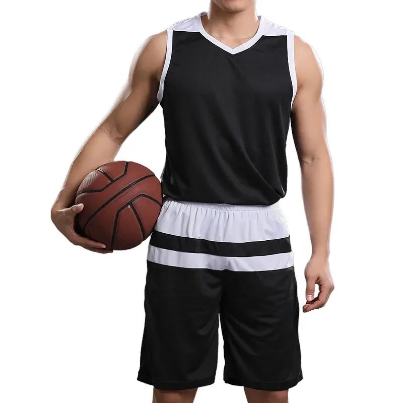 2pcs Set Men Basketball Football Running Sports Suit Sleeveless Vest Shorts Marathon Outdoor Fitness Sweatshirt Sweatpants Kits 5XL чорний
2pcs Set Men Basketball Football Running Sports Suit Sleeveless Vest Shorts Marathon Outdoor Fitness Sweatshirt Sweatpants Kits 5XL чорний