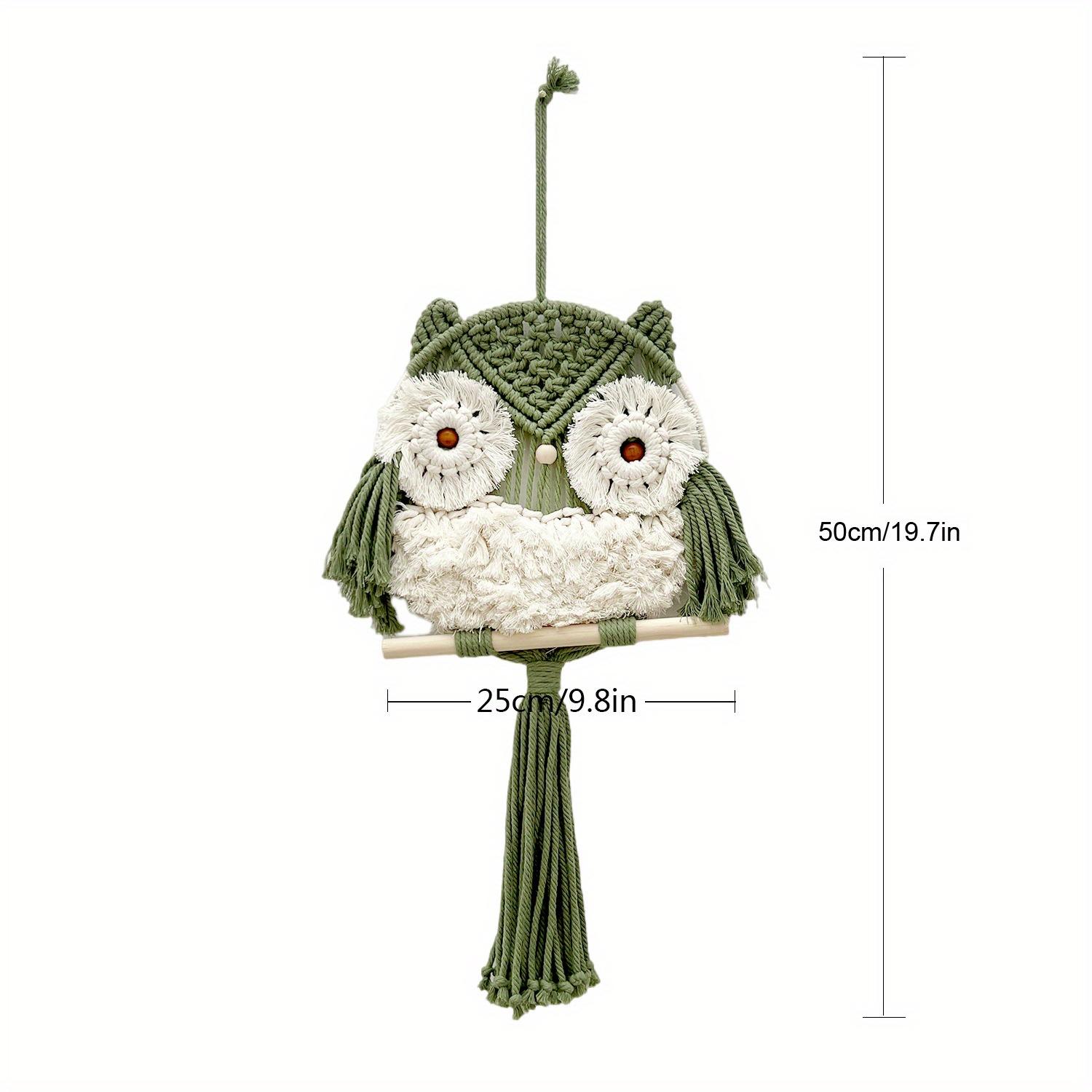 1 шт. Креативный домашний настенный декор Гобелен Настенный декор Ручной работы Гобелен с совой Подходит для подарков друзьям и семье 25*50 зелёный
1 шт. Креативный домашний настенный декор Гобелен Настенный декор Ручной работы Гобелен с совой Подходит для подарков друзьям и семье 25*50 зелёный