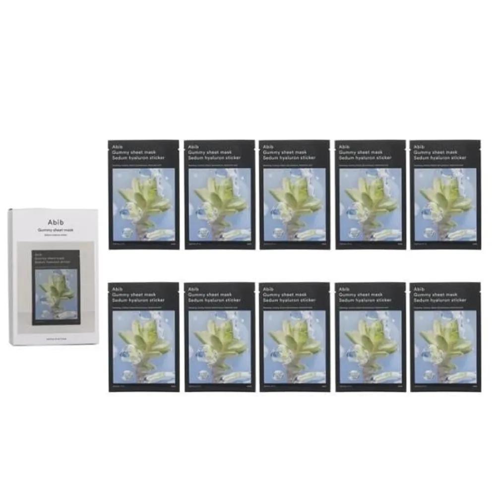 Abib Gummi Sheet Mask Sedum Hyaluron Sticker 27ml x 10pcs
Abib Gummi Sheet Mask Sedum Hyaluron Sticker 27ml x 10pcs