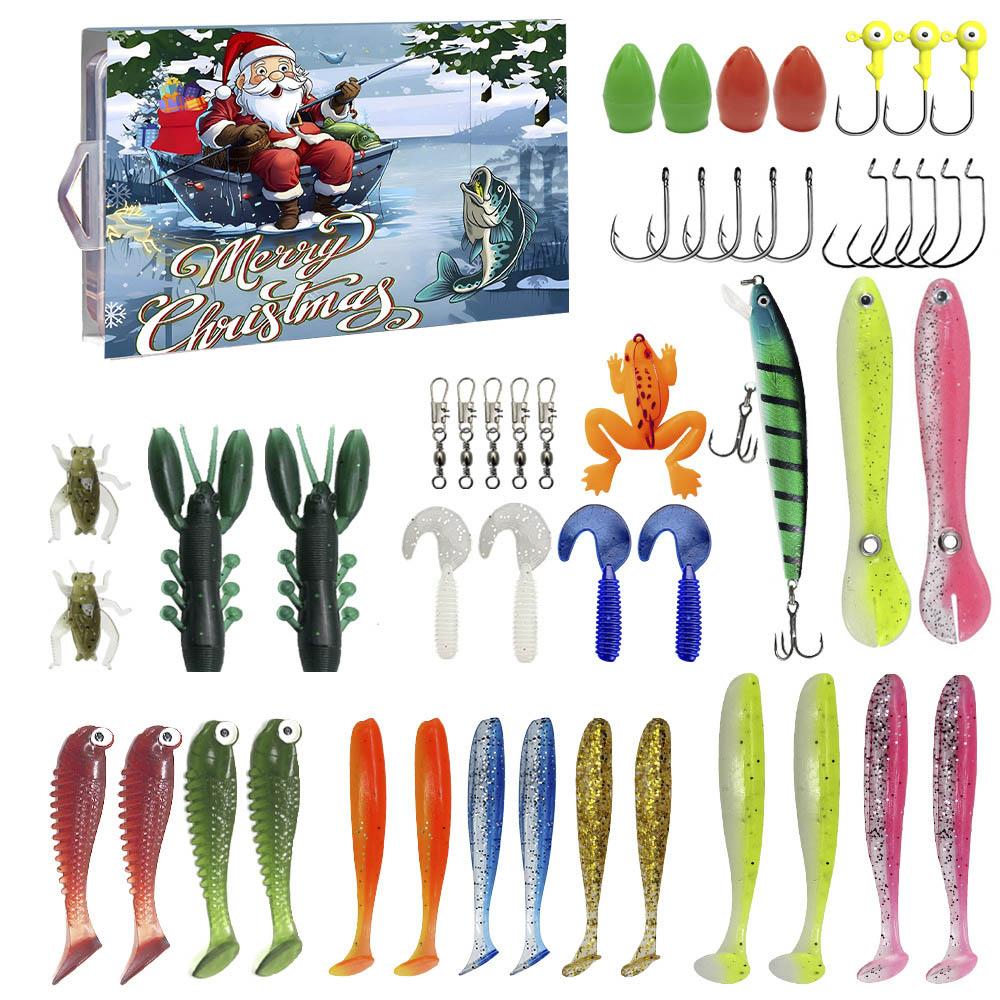 2025 Fishing Advent Calendar 24 Days Fishing Lures Set Christmas Countdown Calendar Xmas Surprise Gift for Men 12.6x8.66x1.18inch
2025 Fishing Advent Calendar 24 Days Fishing Lures Set Christmas Countdown Calendar Xmas Surprise Gift for Men 12.6x8.66x1.18inch