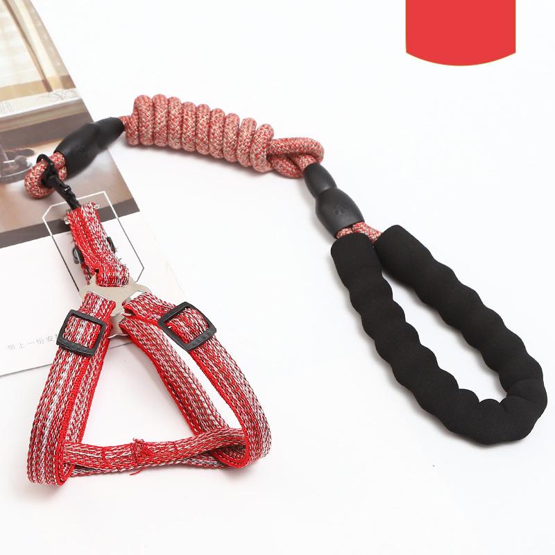 Dog Harness Vest Leash Set Adjustable Foam Handle Flax Round Rope Traction Chest Strap Rope Belt Dog Accessories Pet Supplies S 1.5-4kg червоний
Dog Harness Vest Leash Set Adjustable Foam Handle Flax Round Rope Traction Chest Strap Rope Belt Dog Accessories Pet Supplies S 1.5-4kg червоний