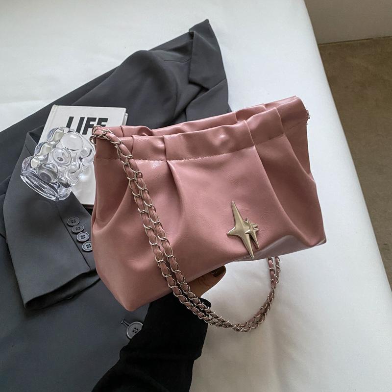 2024 нова повсякденна проста однотонна маленька квадратна сумка великої місткості з ланцюжком, текстурована, трендова, зморшкувата сумка-месенджер на одне плече рожевий
2024 нова повсякденна проста однотонна маленька квадратна сумка великої місткості з ланцюжком, текстурована, трендова, зморшкувата сумка-месенджер на одне плече рожевий