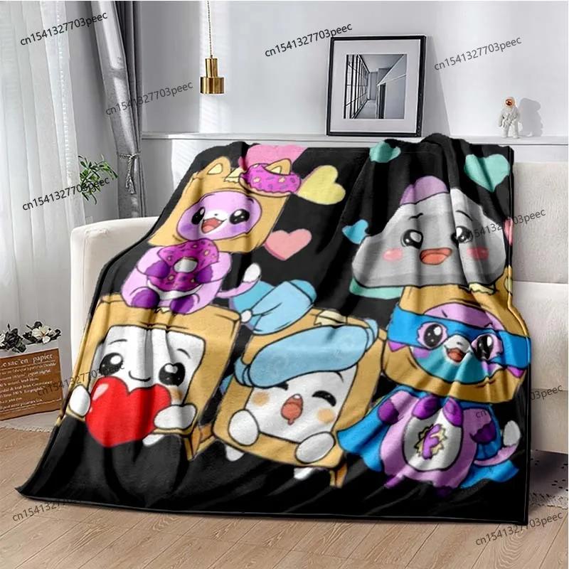Happy Rocky and Foxy and Boxy Lankybox Printed Blanket Cute Cartoon Flannel Blanket Soft Plush Blanket Bedroom Sofa kid Blanket 75cmx90cm
Happy Rocky and Foxy and Boxy Lankybox Printed Blanket Cute Cartoon Flannel Blanket Soft Plush Blanket Bedroom Sofa kid Blanket 75cmx90cm