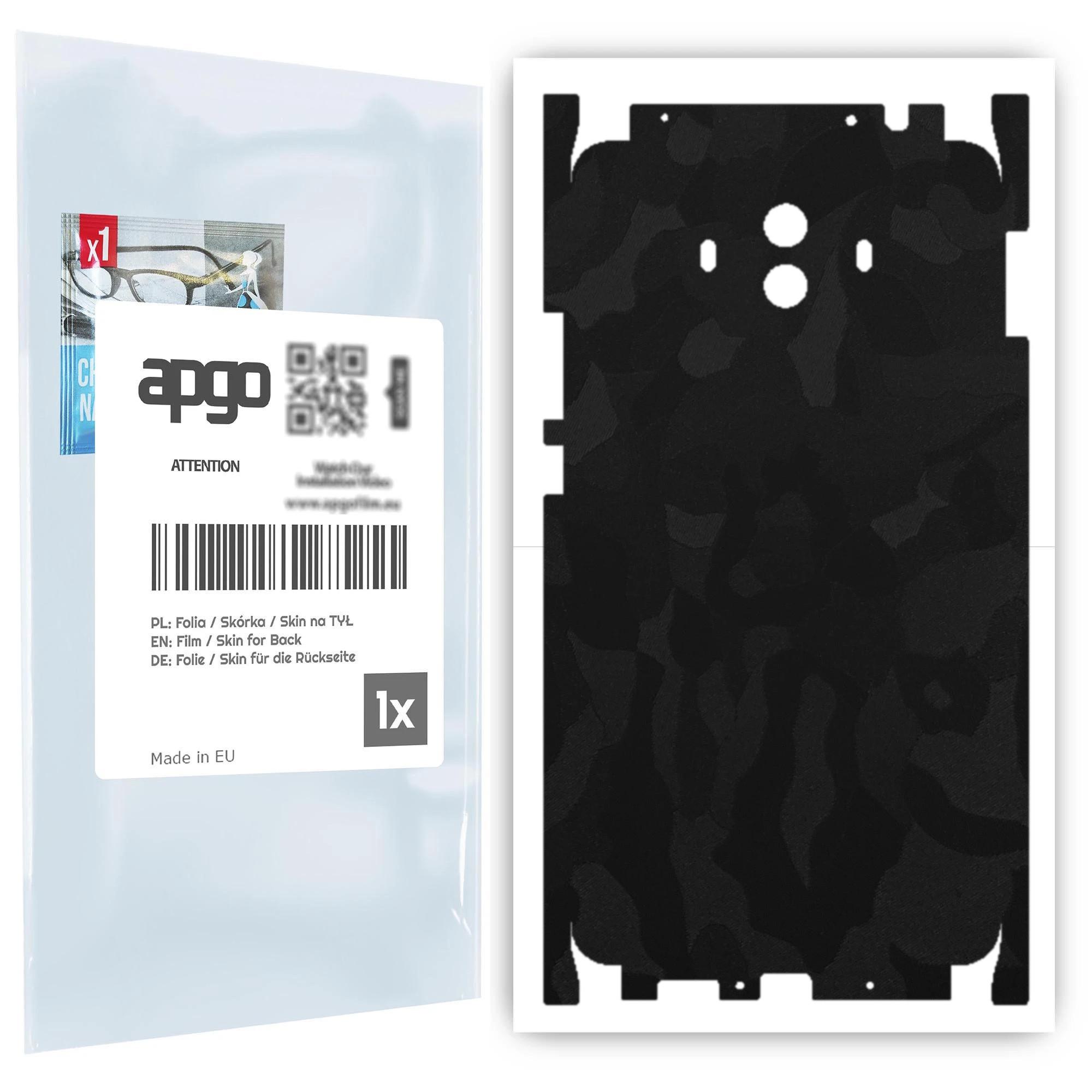 apgo Protective Skin Sticker for the back+sides compatible with Huawei Mate 10, Full Wrap Film, Foil, Vinyl - Pattern Black Camo
apgo Protective Skin Sticker for the back+sides compatible with Huawei Mate 10, Full Wrap Film, Foil, Vinyl - Pattern Black Camo