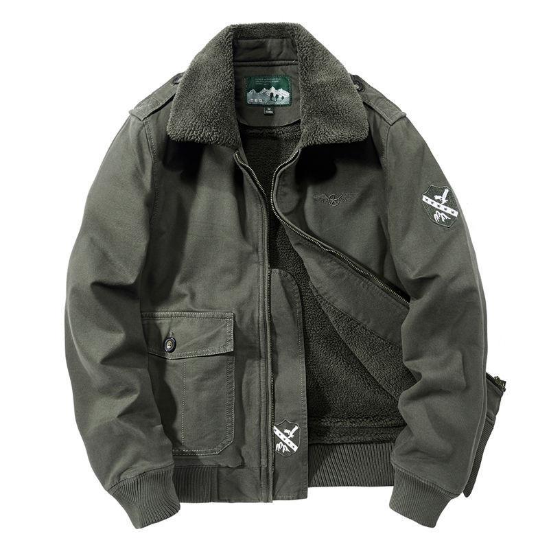 New Lamb Wool Coat for Men In Winter Thickened Fur Collar and Velvet Workwear Cotton Jacket Men s Casual Jacket 5XL
New Lamb Wool Coat for Men In Winter Thickened Fur Collar and Velvet Workwear Cotton Jacket Men s Casual Jacket 5XL