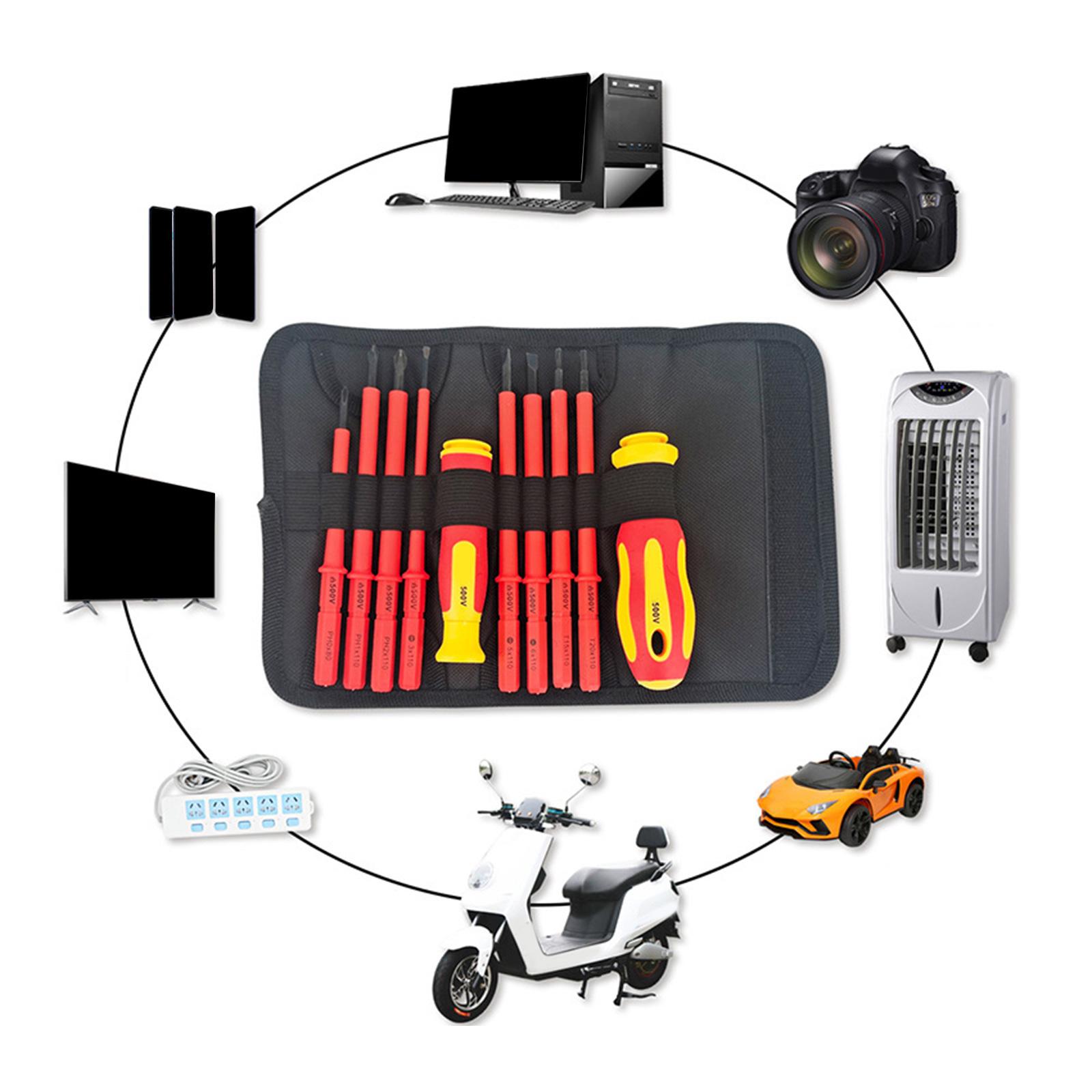 Качественный изолированный набор отверток для электрика, сумка для хранения, полностью изолированная электрическая сумка для различных применений 
Качественный изолированный набор отверток для электрика, сумка для хранения, полностью изолированная электрическая сумка для различных применений
