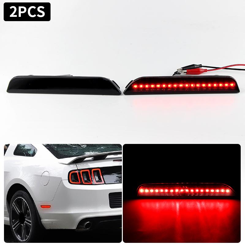 2pcs Smoked Lens Red Lamps LED Rear Bumper Side Marker Signal Lights For 2010-2014 Ford Mustang OEM:AR3Z15A201D Car Accessories
2pcs Smoked Lens Red Lamps LED Rear Bumper Side Marker Signal Lights For 2010-2014 Ford Mustang OEM:AR3Z15A201D Car Accessories