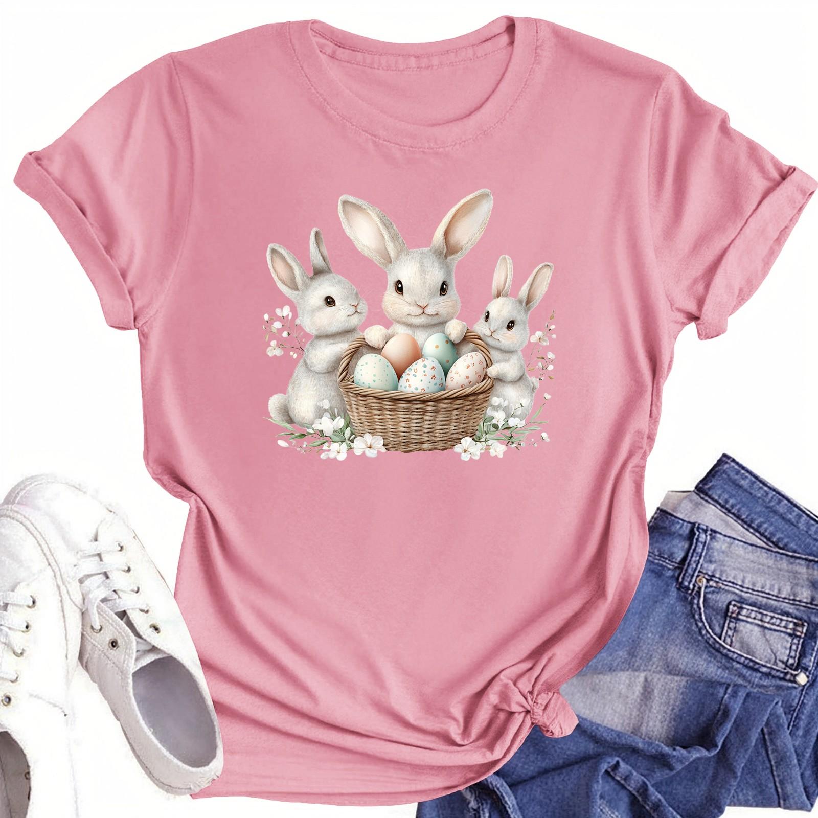 Женская повседневная футболка с круглым вырезом и короткими рукавами с принтом S розовый
Женская повседневная футболка с круглым вырезом и короткими рукавами с принтом S розовый