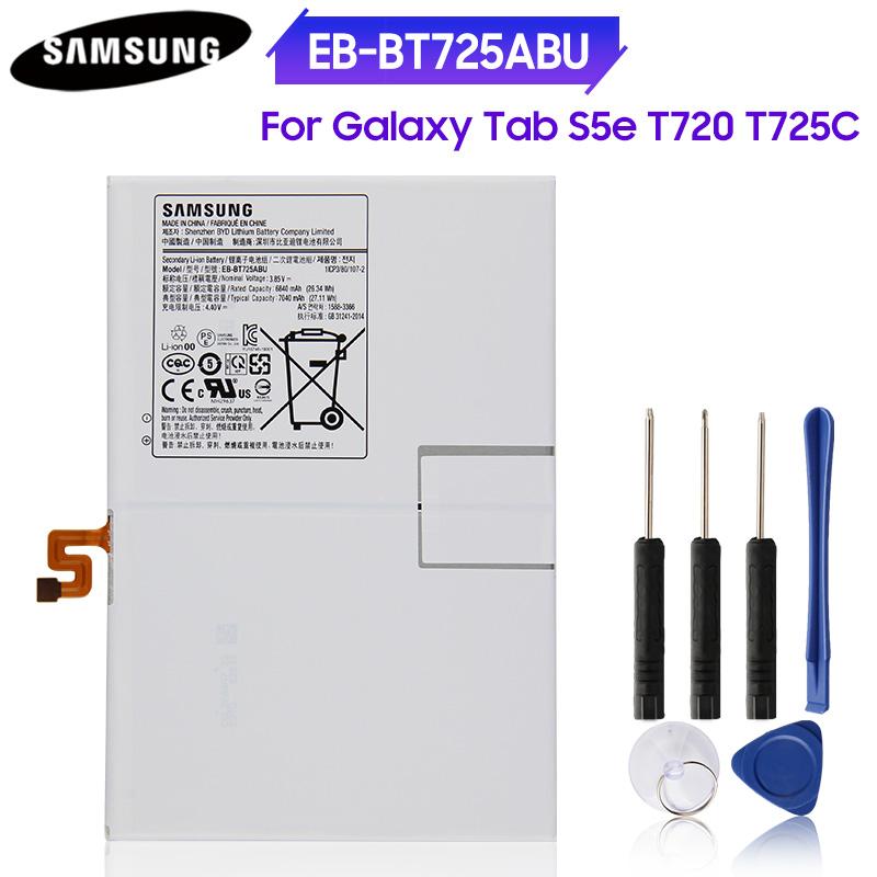 Original Replacement Battery For Samsung Galaxy Tab S5e T720 T725C S6 Lite SM-P610 P615C EB-BT725ABU 7040mAh
Original Replacement Battery For Samsung Galaxy Tab S5e T720 T725C S6 Lite SM-P610 P615C EB-BT725ABU 7040mAh