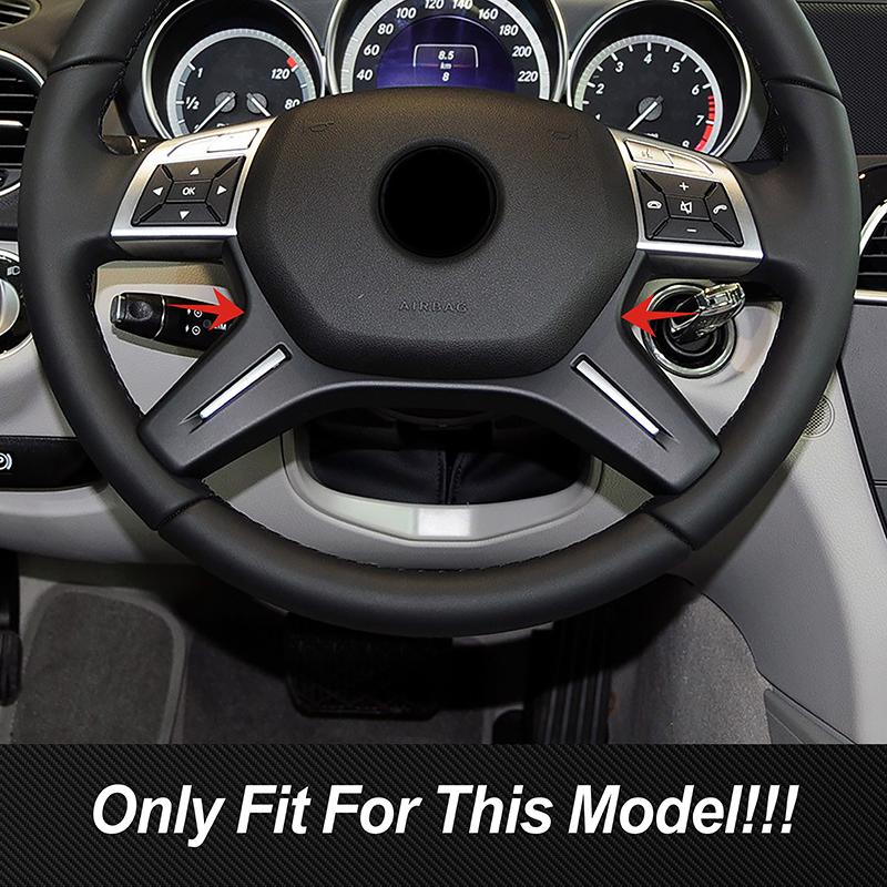 Steering Wheel Panel Decoration Cover Carbon Pattern Trim For Mercedes Benz C E ML Class W204 2011-2013 Interior Car Accessories
Steering Wheel Panel Decoration Cover Carbon Pattern Trim For Mercedes Benz C E ML Class W204 2011-2013 Interior Car Accessories