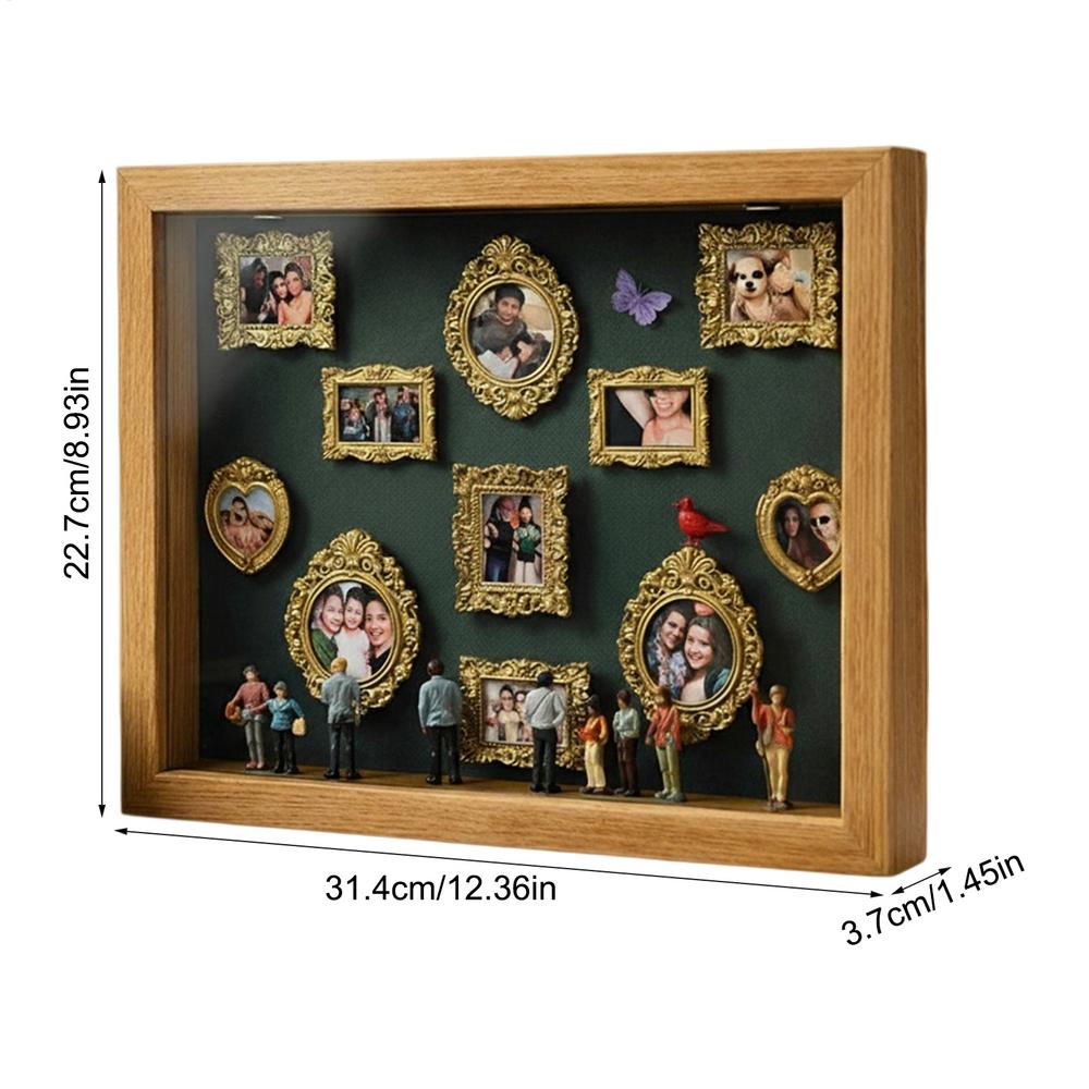 Museum Silhouette Box Memory Photo Case with LED Light 10 Pieces Miniature Picture Frame with 8 Figurines for Home Valentine s
Museum Silhouette Box Memory Photo Case with LED Light 10 Pieces Miniature Picture Frame with 8 Figurines for Home Valentine s
