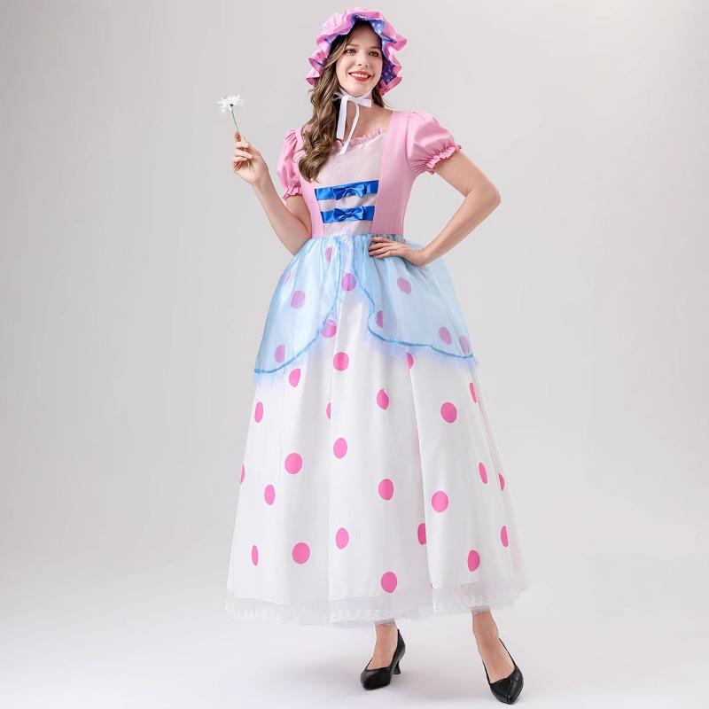 История игрушек Анимационный персонаж Пастушка Розовое платье в горошек Подкостюм Маскарадная вечеринка XXL розовый
История игрушек Анимационный персонаж Пастушка Розовое платье в горошек Подкостюм Маскарадная вечеринка XXL розовый