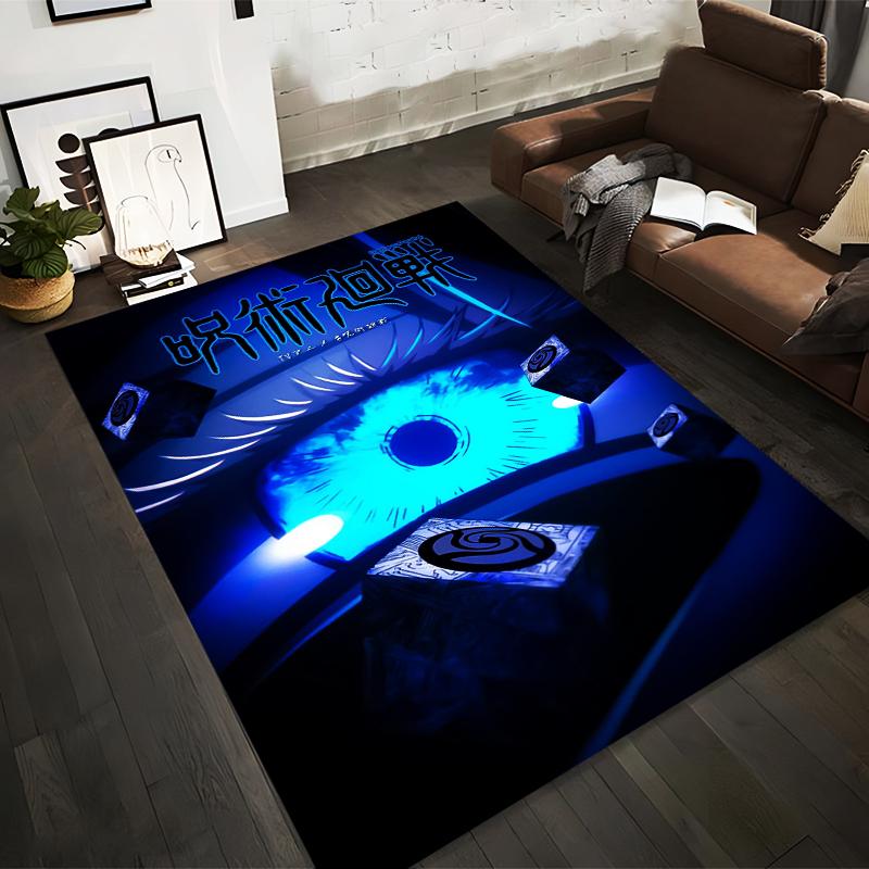 Blue Eye Anime Style Carpet with Japanese Text and Spiral Blocks Suitable for use as an anti-slip for living room bedroom sofas 40x60cm( 15x23in )
Blue Eye Anime Style Carpet with Japanese Text and Spiral Blocks Suitable for use as an anti-slip for living room bedroom sofas 40x60cm( 15x23in )