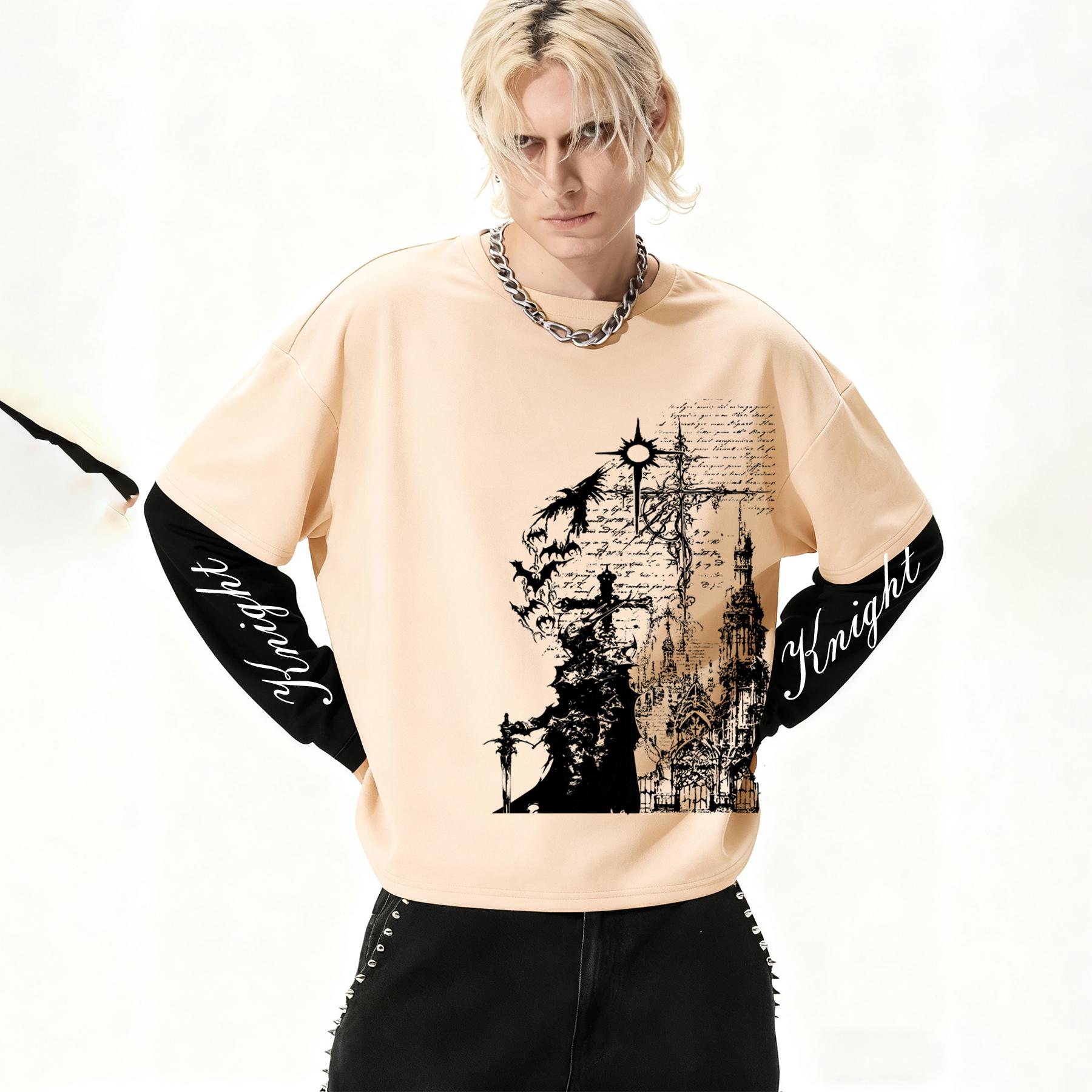 Men s High-Street Hip-Hop“Dark Knight”Print Long-Sleeve T-Shirt:A trendy, casual style perfect for everyday wear, ideal for street fashion enthusiasts L бежевый
Men s High-Street Hip-Hop“Dark Knight”Print Long-Sleeve T-Shirt:A trendy, casual style perfect for everyday wear, ideal for street fashion enthusiasts L бежевый