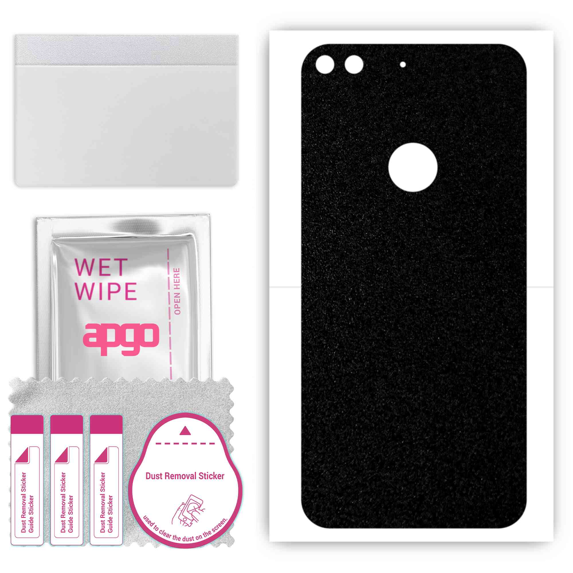 apgo Protective Skin Sticker for the back compatible with Google Pixel XL, Wrap Film, Foil, Vinyl - Pattern Matte Black
apgo Protective Skin Sticker for the back compatible with Google Pixel XL, Wrap Film, Foil, Vinyl - Pattern Matte Black