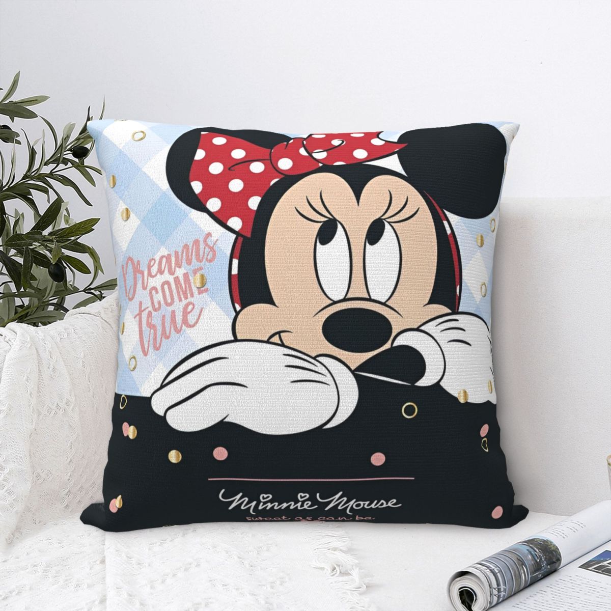 Minnie Mouse Cartoon Mickey Pillowcase Printing Polyester Cushion Cover Decorations Throw Pillow Case Cover Home Wholesale 45*45 30cmx30cm
Minnie Mouse Cartoon Mickey Pillowcase Printing Polyester Cushion Cover Decorations Throw Pillow Case Cover Home Wholesale 45*45 30cmx30cm