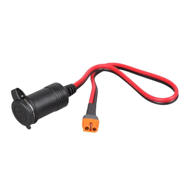Heavy Duty XT60IF Female Power Cord With Vehicle Port Plug Designing For DC12V-36V Charging 12AWG 50cm 1
Heavy Duty XT60IF Female Power Cord With Vehicle Port Plug Designing For DC12V-36V Charging 12AWG 50cm 1