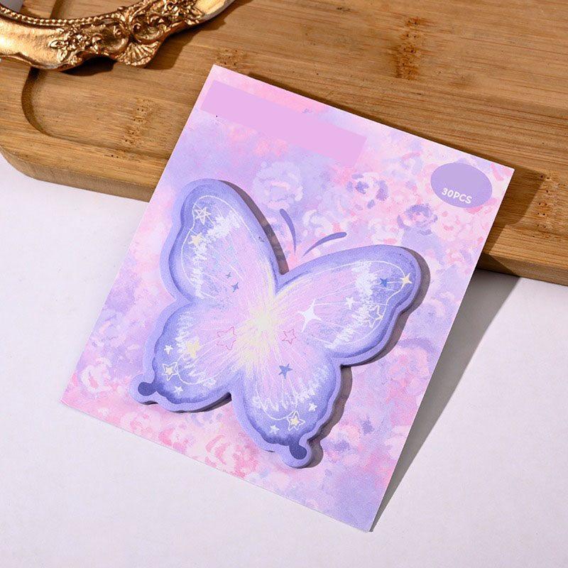 1pack High appearance butterfly sticky sticky sticky sticky note for teenage students to use as a memo and message stick
1pack High appearance butterfly sticky sticky sticky sticky note for teenage students to use as a memo and message stick