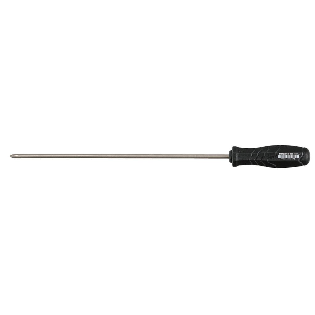Hozan D-555-300 Phillips Screwdriver, Phillips No.2, Total Length: 16.1 inches (410 mm), Shaft Length: 11.8 inches (300 mm), Thin Shaft Specifications
Hozan D-555-300 Phillips Screwdriver, Phillips No.2, Total Length: 16.1 inches (410 mm), Shaft Length: 11.8 inches (300 mm), Thin Shaft Specifications