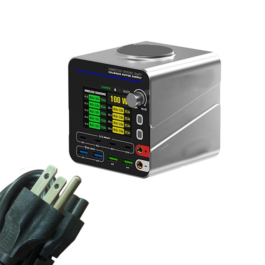 Desktop Fast Charging Adjustable Power Supply With Multi-Port Fast Charging & Intelligent Temperature Control
Desktop Fast Charging Adjustable Power Supply With Multi-Port Fast Charging & Intelligent Temperature Control