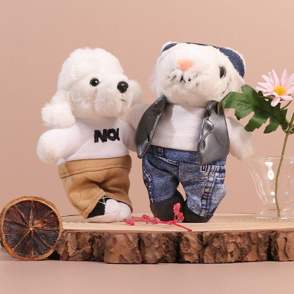 Cartoon Creative Panda Keyring Soft Rabbit Dress-up Toy Costume Bear Doll Pendant Backpack Decor
Cartoon Creative Panda Keyring Soft Rabbit Dress-up Toy Costume Bear Doll Pendant Backpack Decor