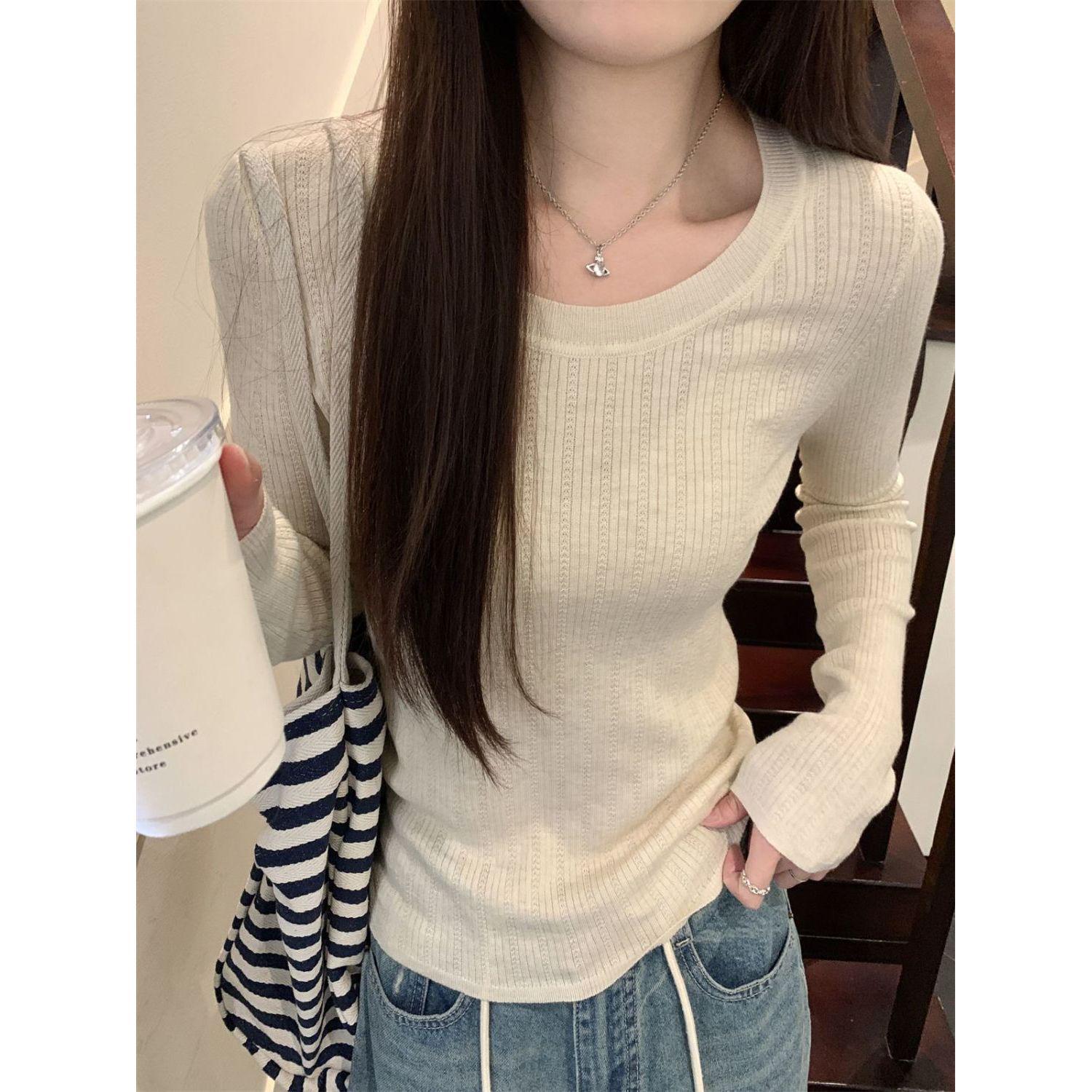 Korean Style U-Neck Long Sleeve Sweater - Women s Autumn/Winter Slimming & Flattering Knit Top One Size синий
Korean Style U-Neck Long Sleeve Sweater - Women s Autumn/Winter Slimming & Flattering Knit Top One Size синий