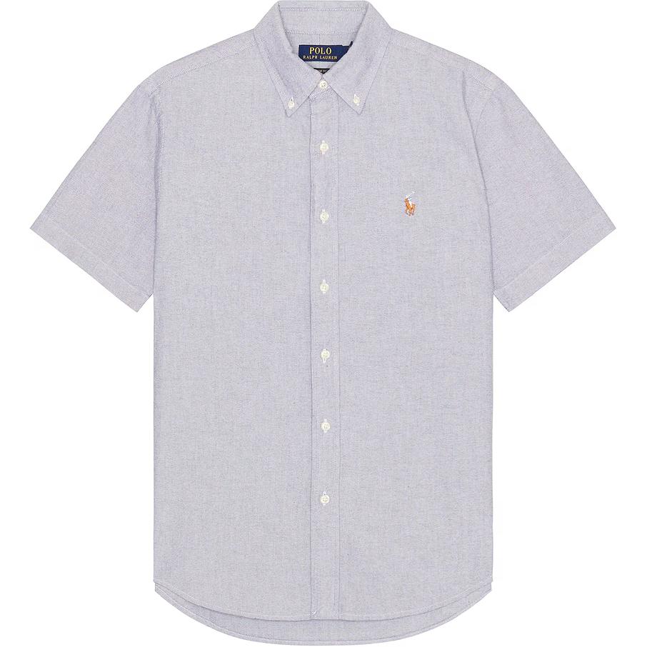 Polo Ralph Lauren Logo Embroidered Button-Down Short Sleeve Shirt Men shirts Slate 710885071-001 L
Polo Ralph Lauren Logo Embroidered Button-Down Short Sleeve Shirt Men shirts Slate 710885071-001 L