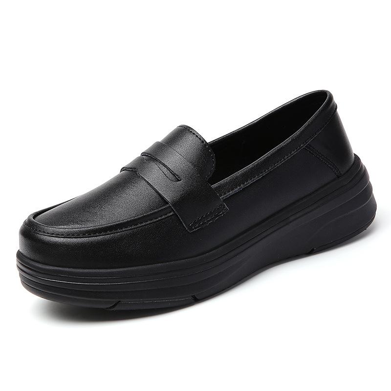 Женские рабочие туфли из черной кожи на мягкой подошве - Удобные для длительного стояния Size 39
Женские рабочие туфли из черной кожи на мягкой подошве - Удобные для длительного стояния Size 39
