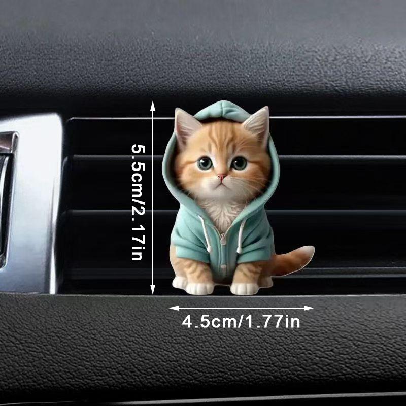 Car Outlet Vent Perfume Clips 2D Cat Air Freshener Diffuser Conditioning Aromatherapy Clip Interior Decoration High Quality зелёный
Car Outlet Vent Perfume Clips 2D Cat Air Freshener Diffuser Conditioning Aromatherapy Clip Interior Decoration High Quality зелёный