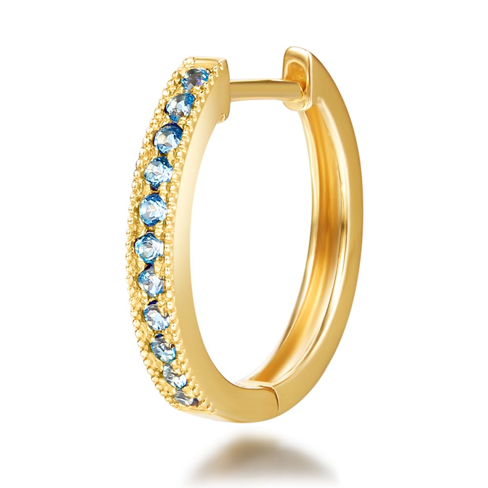 FANCIME Natural Stone Earrings for Women and 11 Natural Topaz K14 Gold Hoop 14K Single Can Be Worn All the November Gift Men, Stones, 0.125ct,
FANCIME Natural Stone Earrings for Women and 11 Natural Topaz K14 Gold Hoop 14K Single Can Be Worn All the November Gift Men, Stones, 0.125ct,