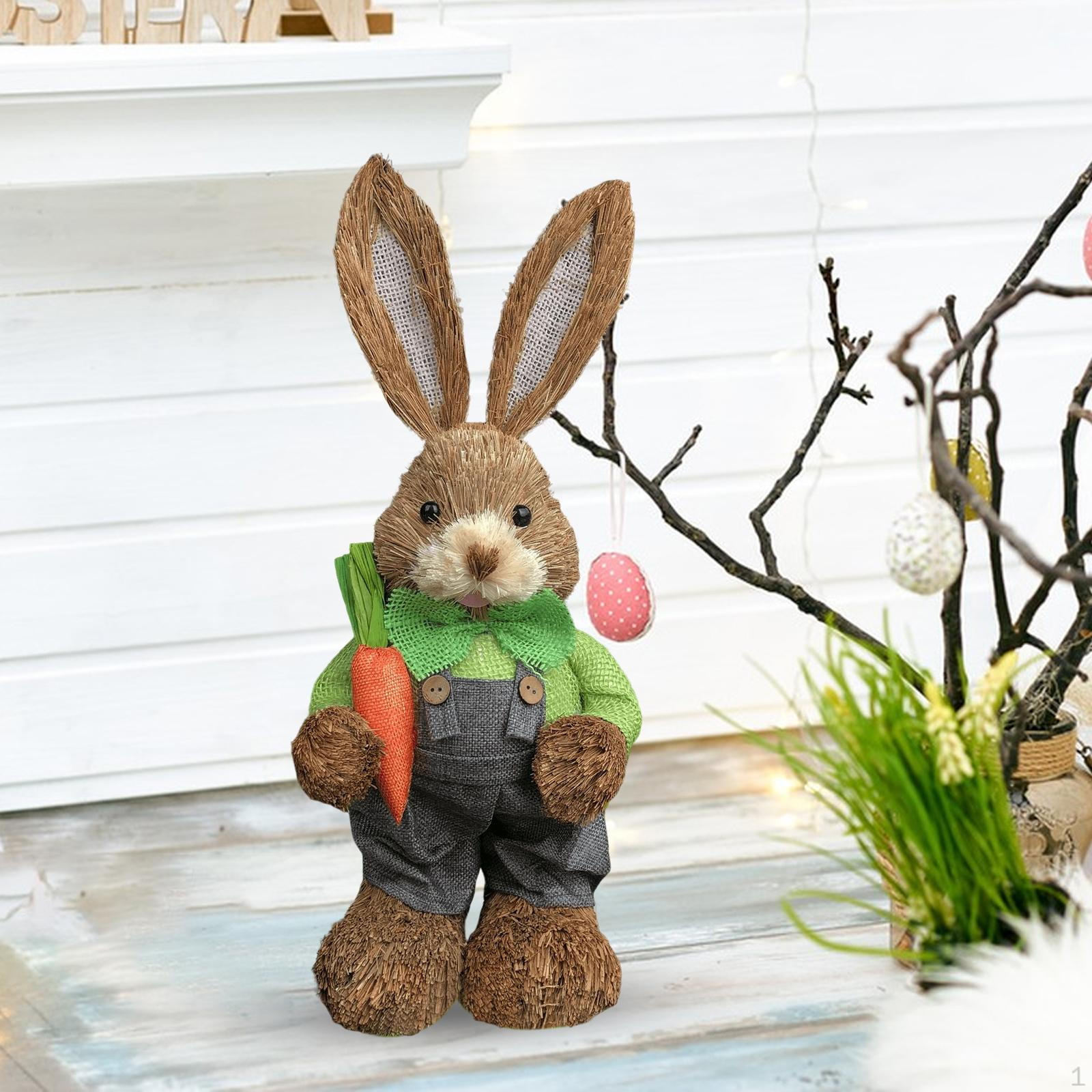 Easter Figurine Bunny Statue Crafts for Farmhouse Outdoor Decoration Carrot Boy
Easter Figurine Bunny Statue Crafts for Farmhouse Outdoor Decoration Carrot Boy