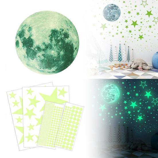 Smooth Surface PVC Durable Tearable Simulated Moon Star Luminous Stickers Luminous Wall Stickers
Smooth Surface PVC Durable Tearable Simulated Moon Star Luminous Stickers Luminous Wall Stickers