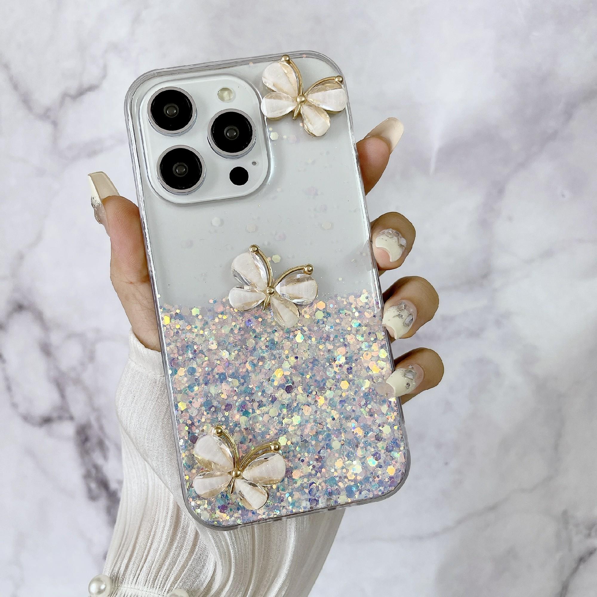 For iPhone 14 Pro Max Case 3D Butterflies Epoxy TPU Phone Cover Luminous Effect Luminous White
For iPhone 14 Pro Max Case 3D Butterflies Epoxy TPU Phone Cover Luminous Effect Luminous White