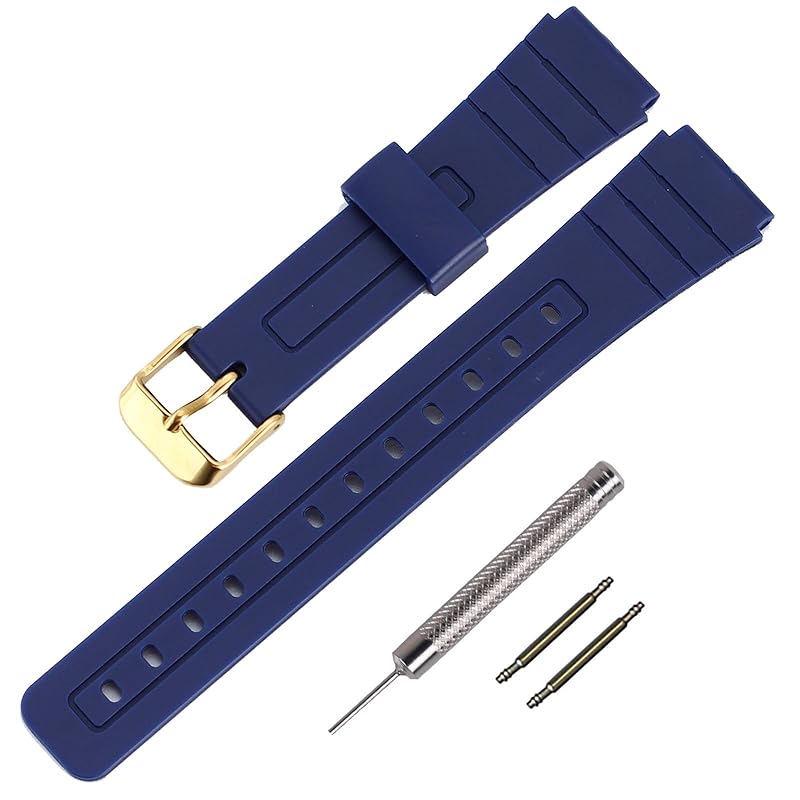 Замена ремешков для часов TPU Casio Band для F-91W/F-84/F-94/F-105/F-108/A-158 (как для мужчин, так и для женщин) (Пряжка темно-синего/золотого цвета)
Замена ремешков для часов TPU Casio Band для F-91W/F-84/F-94/F-105/F-108/A-158 (как для мужчин, так и для женщин) (Пряжка темно-синего/золотого цвета)