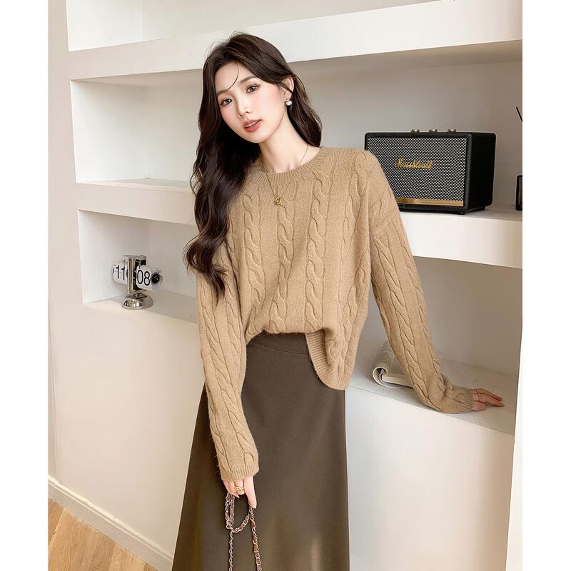 Mokana Women s Fashion Versatile Jacquard Knit Sweater One Size
Mokana Women s Fashion Versatile Jacquard Knit Sweater One Size