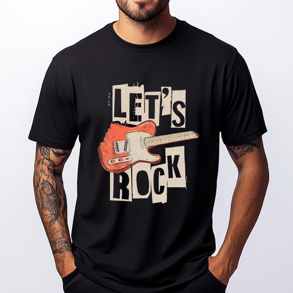 Lets Rock Electric Guitar Music Lover Band Guitarist Retro Blue And White Graphic T Shirts Men Clothing England Style 5XL різнокольоровий
Lets Rock Electric Guitar Music Lover Band Guitarist Retro Blue And White Graphic T Shirts Men Clothing England Style 5XL різнокольоровий