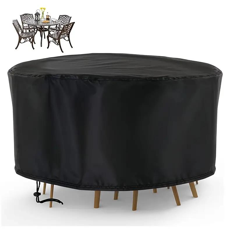 210D Heavy-duty Windproof Round Outdoor Table and Chair Cover, with Elastic Edges and Binding Straps. 120x75cm-47.2x29.5in чёрный
210D Heavy-duty Windproof Round Outdoor Table and Chair Cover, with Elastic Edges and Binding Straps. 120x75cm-47.2x29.5in чёрный