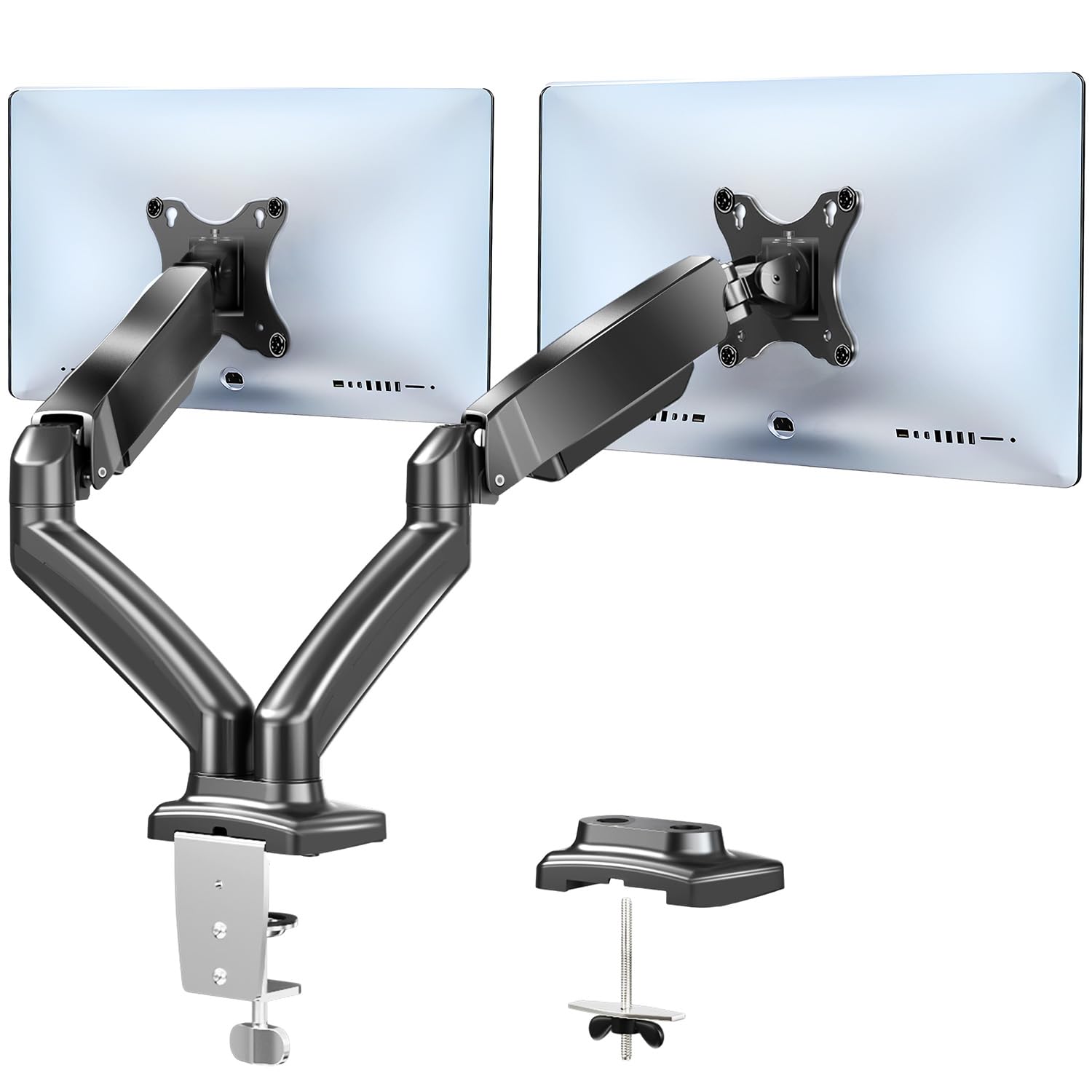 Dobios Monitor Arm Dual Load Capacity Compatible with inch Monitors Display Arm Aluminum Alloy Gas Spring VESA Arm Grommet Clamp VESA Adjustment Cable чорний
Dobios Monitor Arm Dual Load Capacity Compatible with inch Monitors Display Arm Aluminum Alloy Gas Spring VESA Arm Grommet Clamp VESA Adjustment Cable чорний