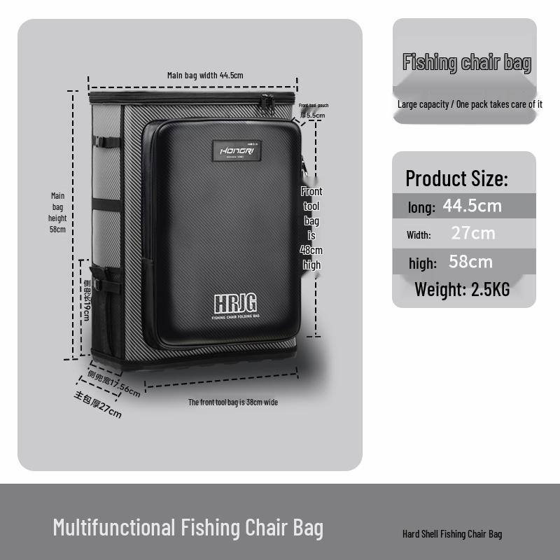 Lightweight Hard Shell Knight Fishing Chair & Backpack - Multifunctional Double Shoulder Gear Bag
Lightweight Hard Shell Knight Fishing Chair & Backpack - Multifunctional Double Shoulder Gear Bag