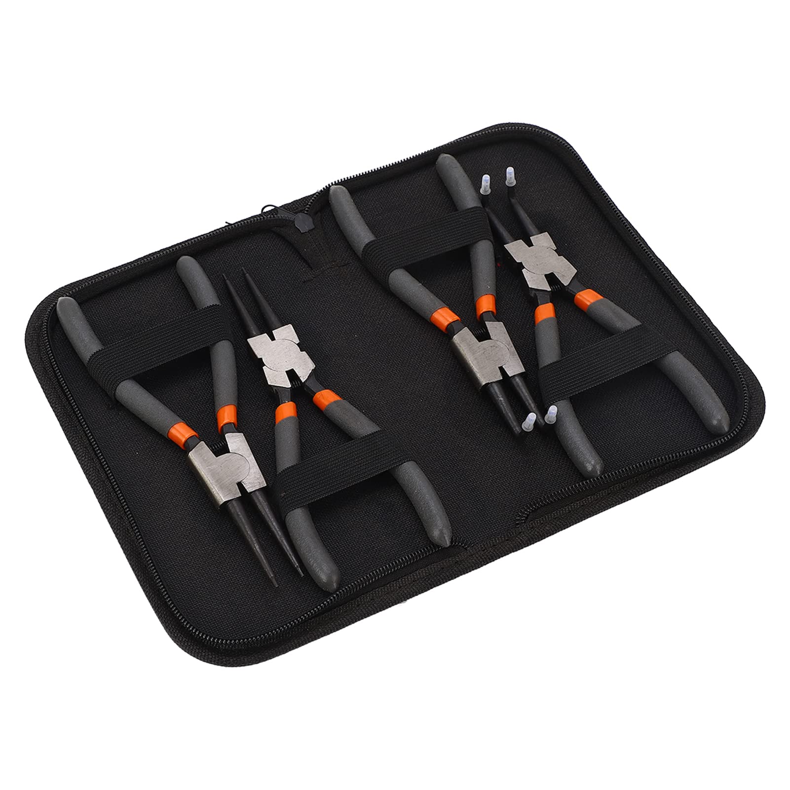 KIMISS Snap Ring Pliers Set Carbon Steel for Repair and Maintenance Lock Ring Pliers Retaining Ring Pliers Hand Tool Kit 4-Piece
KIMISS Snap Ring Pliers Set Carbon Steel for Repair and Maintenance Lock Ring Pliers Retaining Ring Pliers Hand Tool Kit 4-Piece